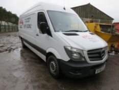 MERCEDES SPRINTER 313CDI LWB PANEL VAN REG:SF66 XZA. EURO 6 EMMISSIONS COMPLIANT. WITH V5 AND MOT UN