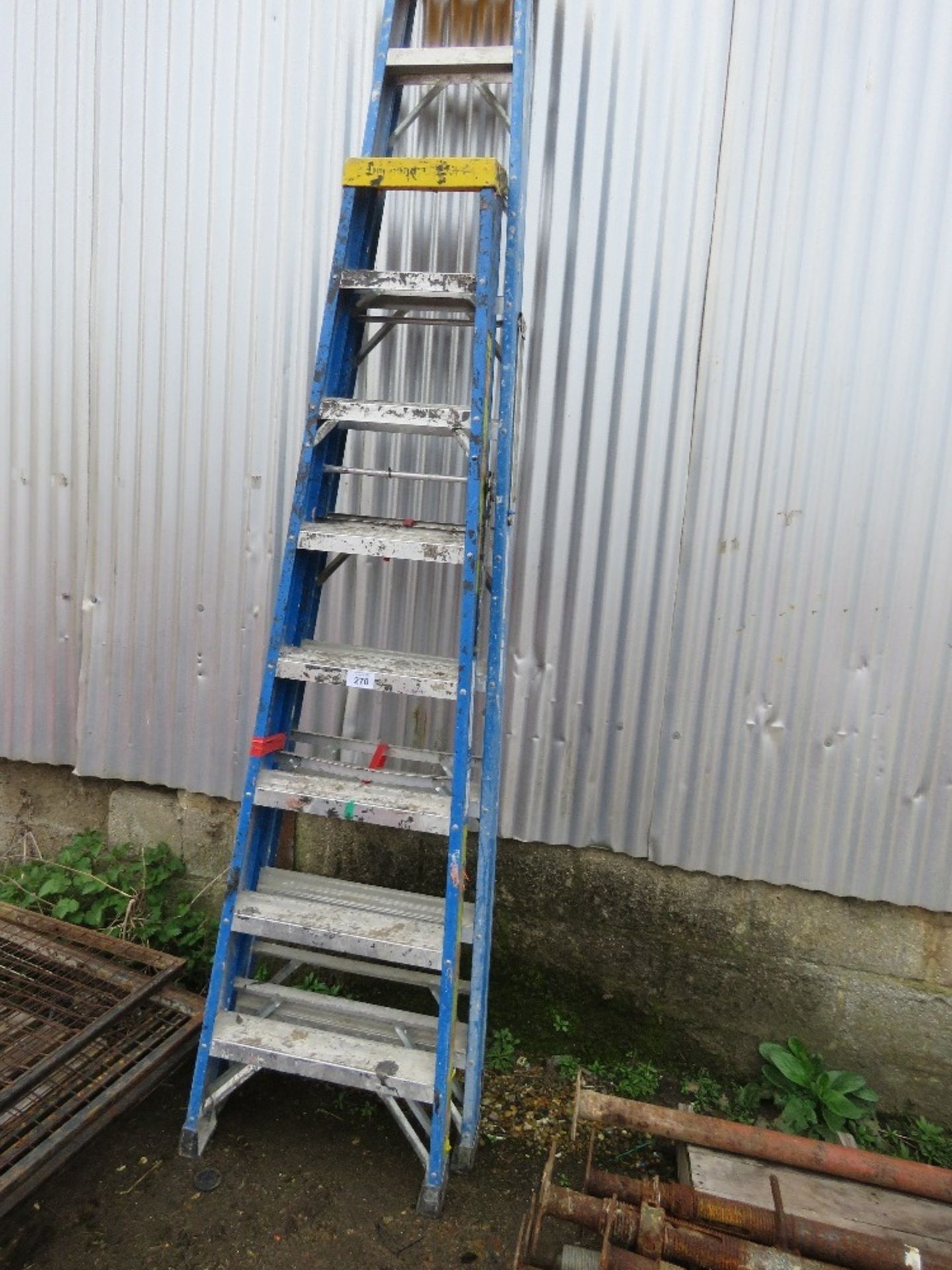 2 X GRP STEP LADDERS.