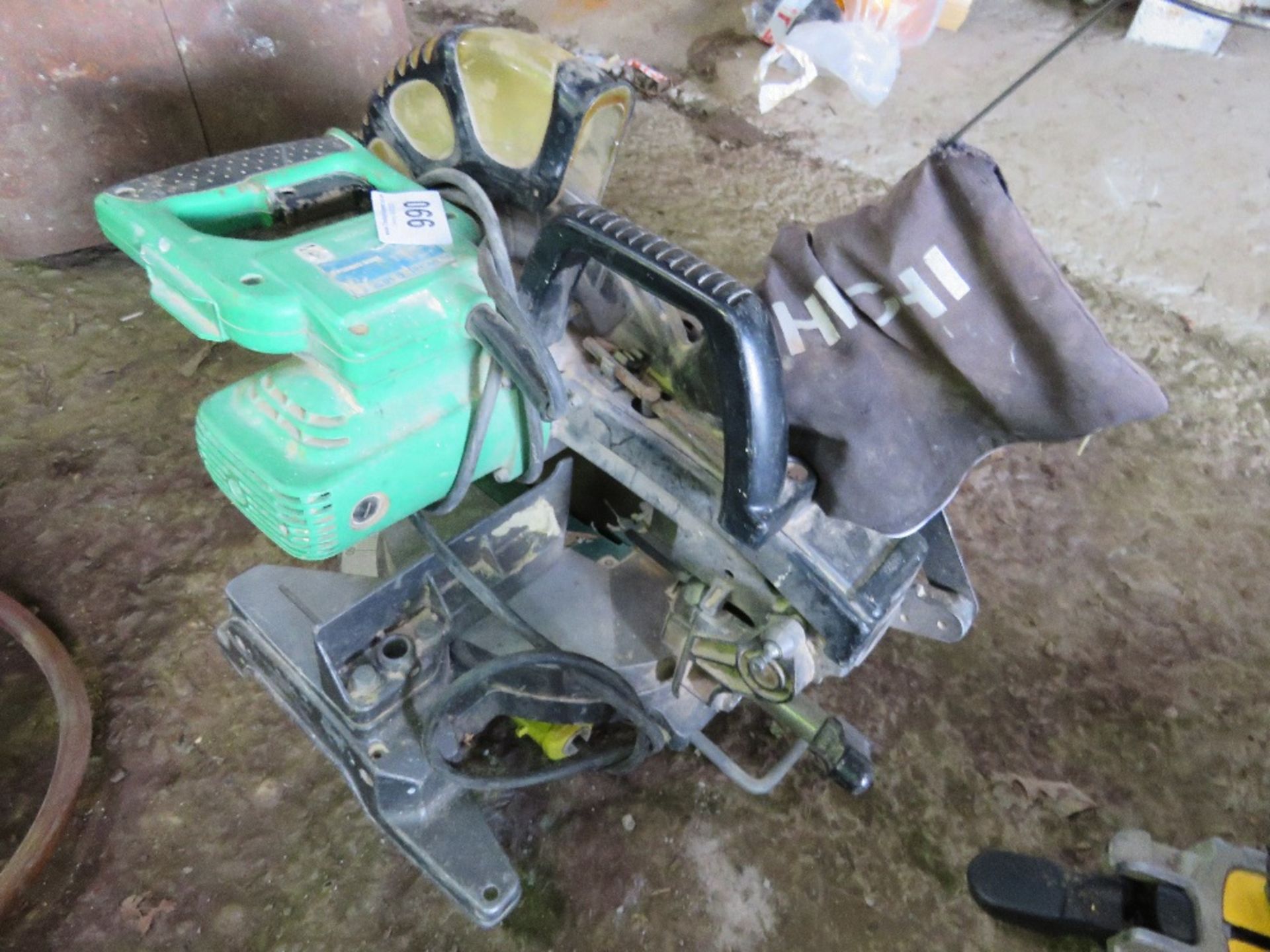 HITACHI 110VOLT POWERED MITRE SAW. THIS LOT IS SOLD UNDER THE AUCTIONEERS MARGIN SCHEME, THEREFOR - Image 2 of 3