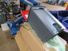 3NO PLASTIC WASTE PEDAL BINS, UNUSED. THIS LOT IS SOLD UNDER THE AUCTIONEERS MARGIN SCHEME, THERE