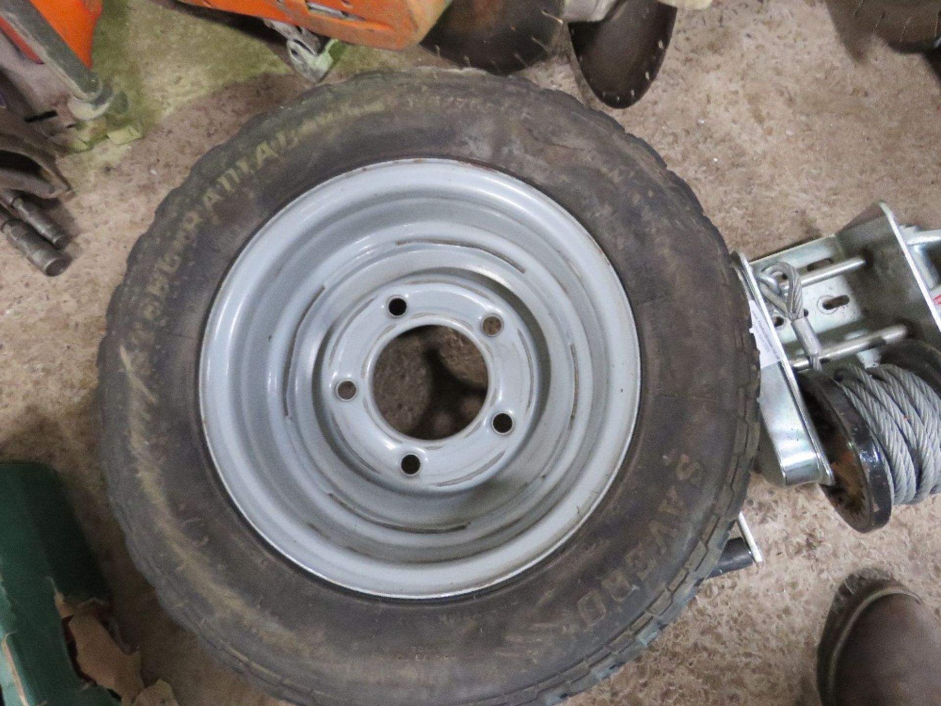 UNUSED TRAILER WHEEL AND TYRE 185-70R13. - Image 2 of 5