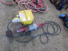 DIE GRINDER PLUS A TRANSFORMER. THIS LOT IS SOLD UNDER THE AUCTIONEERS MARGIN SCHEME, THEREFORE N