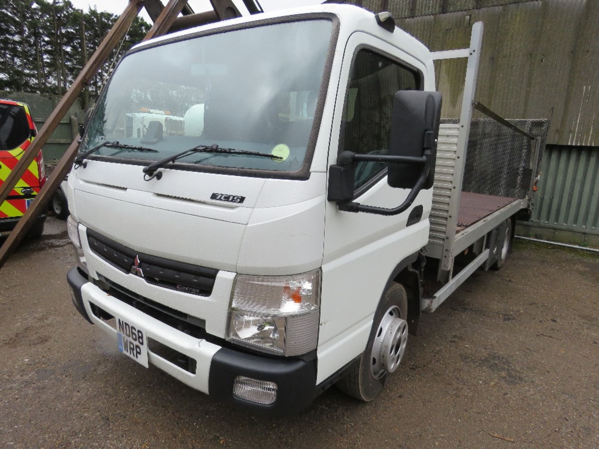 MITSUBISHI CANTER BEAVERTAIL PLANT LORRY REG: ND68 WRP EURO 6. 17FT BEAVERTAIL PLANT BODY WITH WINC - Image 11 of 15