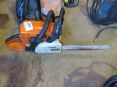 STIHL MS210 PETROL CHAINSAW, NO CHAIN. THIS LOT IS SOLD UNDER THE AUCTIONEERS MARGIN SCHEME, THE