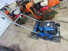 HYUNDAI PETROL ENGINED LAWN MOWER, NO COLLECTOR. THIS LOT IS SOLD UNDER THE AUCTIONEERS MARGIN SC