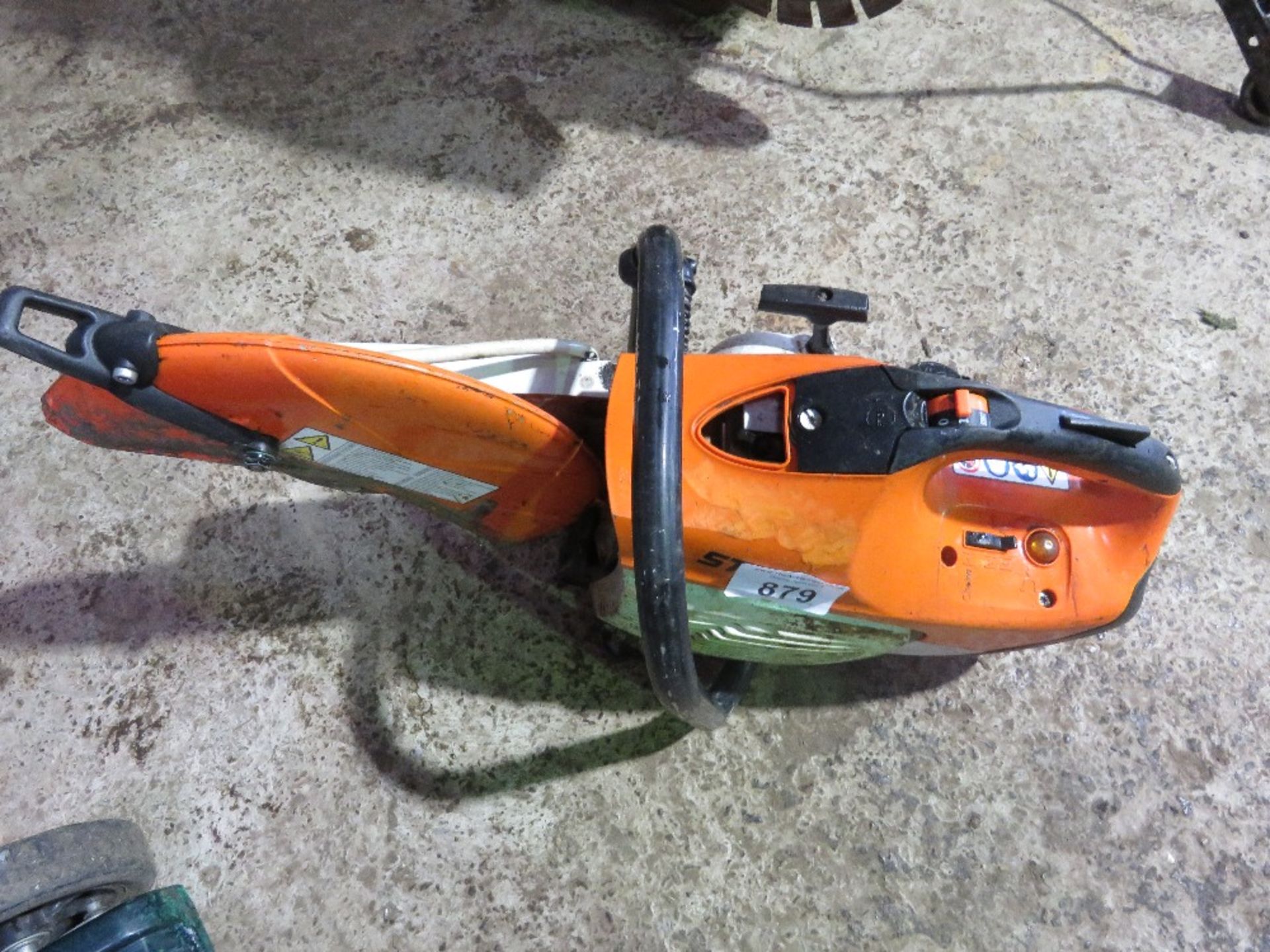 STIHL TS410 PETROL ENGINED CUT OFF SAW. THIS LOT IS SOLD UNDER THE AUCTIONEERS MARGIN SCHEME, THE - Image 4 of 4