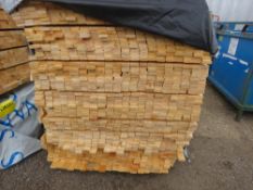 EXTRA LARGE PACK OF UNTREATED TIMBER VENETIAN FENCE CLADDING SLATS: 1.83M LENGTH X 45MM X 17MM APPRO