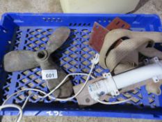 BOAT PROPELLOR PLUS SUNDRY ITEMS AS SHOWN. THIS LOT IS SOLD UNDER THE AUCTIONEERS MARGIN SCHEME, TH
