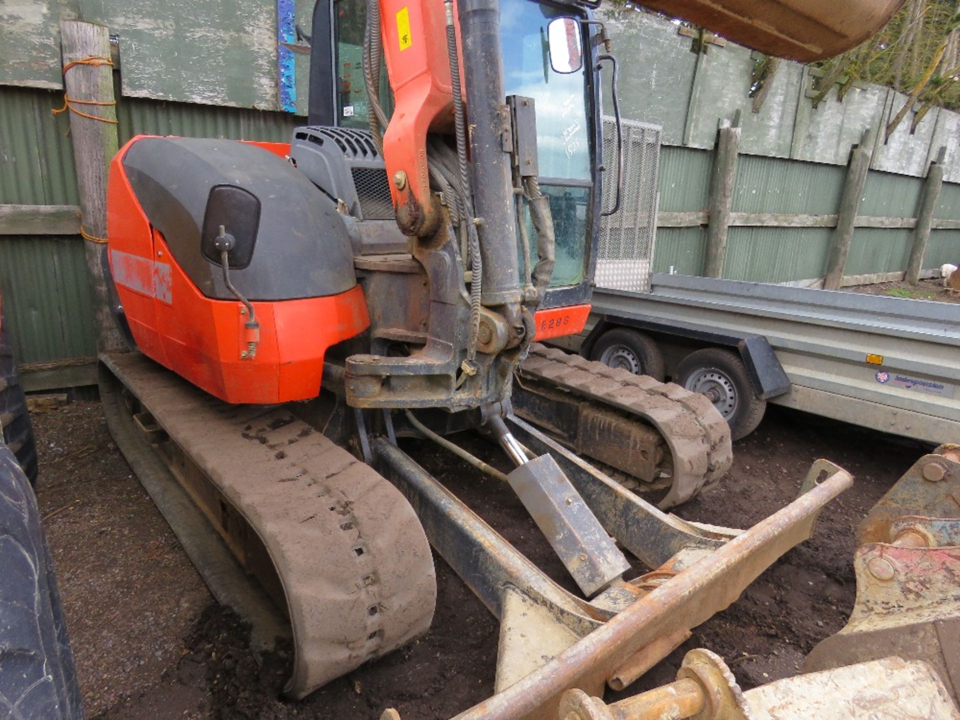 KUBOTA KX080-4 8 TONNE RUBBER TRACKED EXCAVATOR, YEAR 2015 BUILD. 9058 REC HOURS. WITH BLACK AND RE - Image 4 of 17