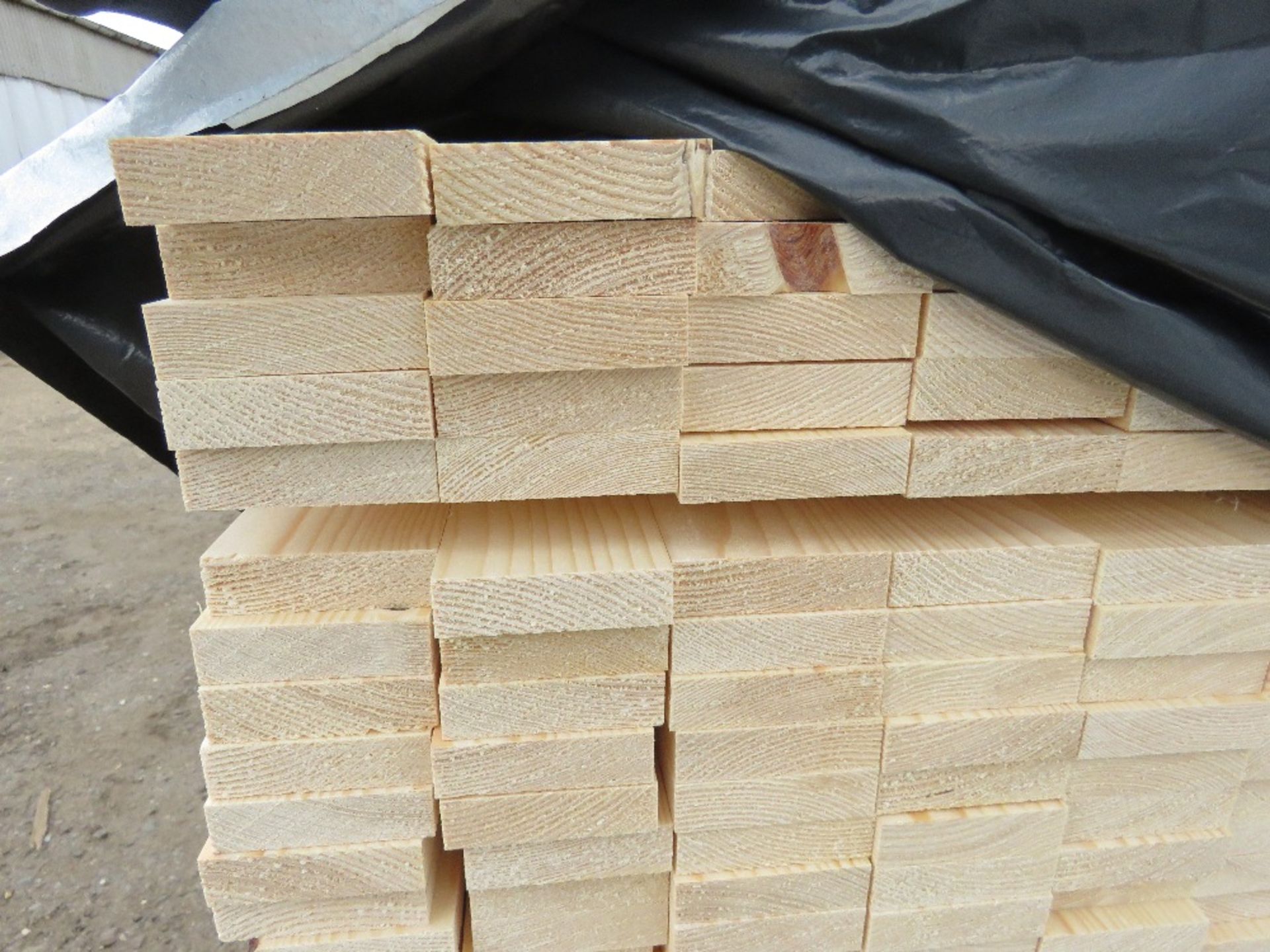 PACK OF UNTREATED TIMBER SLATS/RAIL 1.2M LENGTH X 70MM X 20MM APPROX. - Image 3 of 3