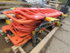12NO CHAPTER 8 PLASTIC ROAD BARRIERS. THIS LOT IS SOLD UNDER THE AUCTIONEERS MARGIN SCHEME, THERE