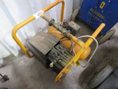 SMALL SIZED COMPRESSOR, 240VOLT POWERED. THIS LOT IS SOLD UNDER THE AUCTIONEERS MARGIN SCHEME, THER