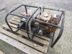 2 X PETROL ENGINED POKER DRIVE UNITS FOR SPARES/REPAIR.