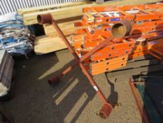 HEAVY DUTY CROSS BASE STAND UNIT.