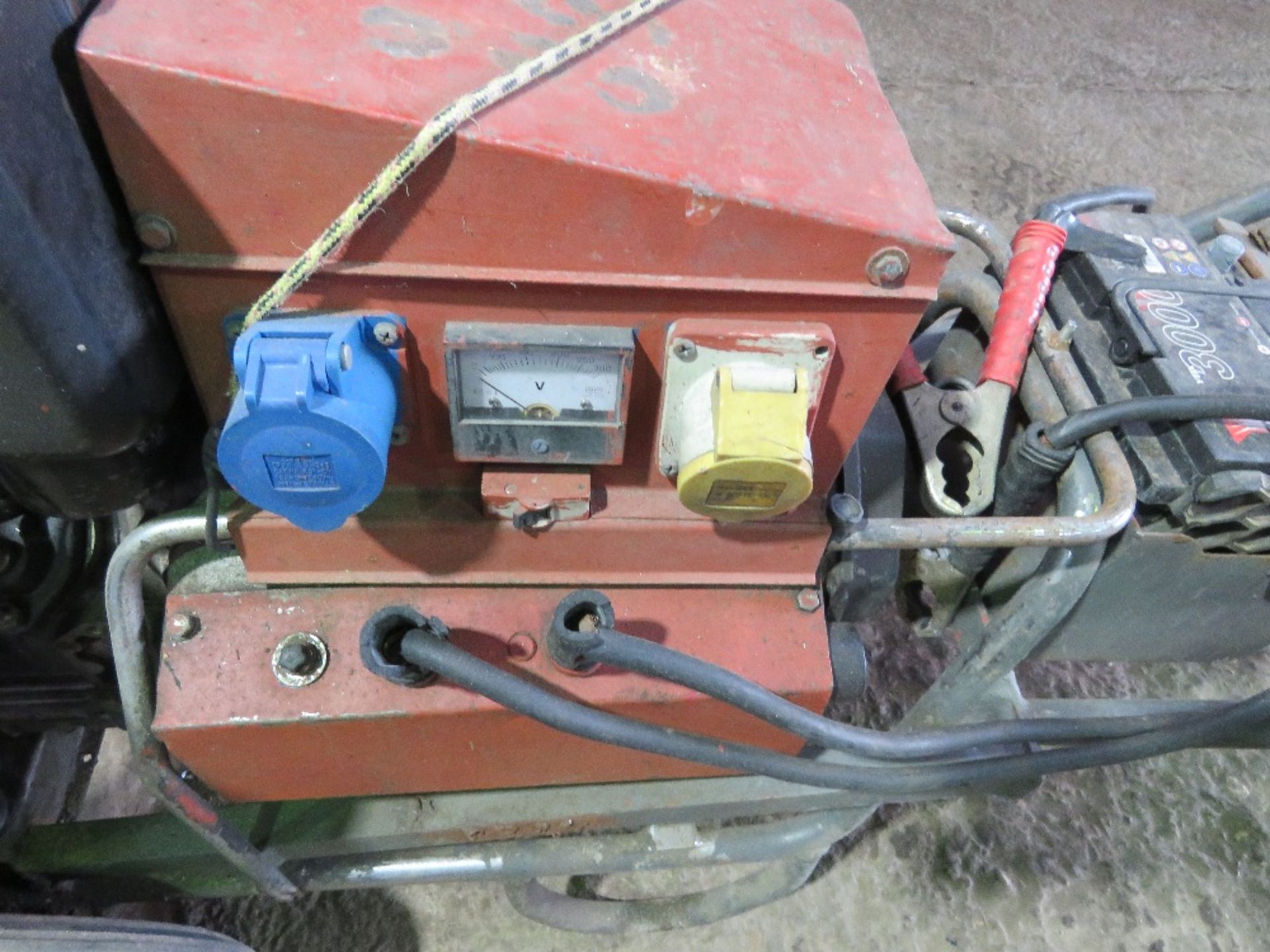 RUGGERINI DIESEL WELDING BARROW WITH LEADS. - Image 7 of 8