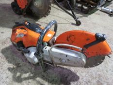 STIHL TS410 PETROL ENGINED CUT OFF SAW. THIS LOT IS SOLD UNDER THE AUCTIONEERS MARGIN SCHEME, THE