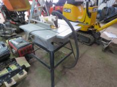 TITAN 240VOLT SAWBENCH. OWNER RETIRING AND EMMIGRATING. THIS LOT IS SOLD UNDER THE AUCTIONEERS MAR