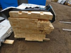 PACK OF TIMBER SLATS, MAJORITY 1.2M LENGTH X 70MM X 20MM APPROX.