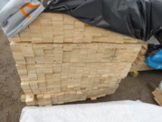 PACK OF UNTREATED TIMBER SLATS/RAIL 1.2M LENGTH X 70MM X 20MM APPROX.