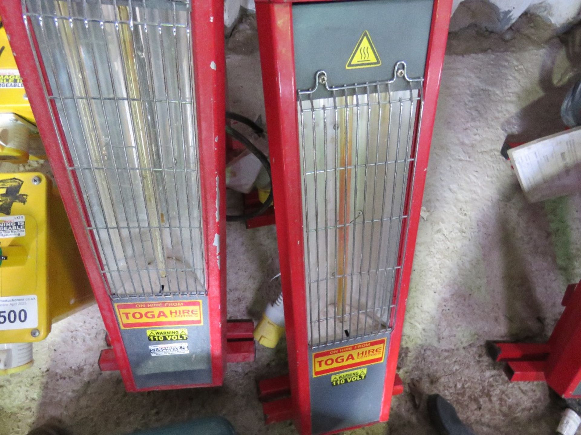 4 X RADIANT HEATERS, 110VOLT POWERED. - Image 4 of 5