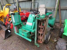 RANSOMES HIGHWAY 2130 33HP TRIPLE RIDE ON MOWER WITH KUBOTA ENGINE.