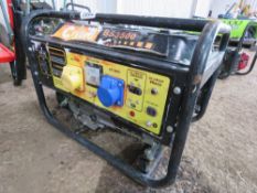 CRYTEC BS3500 DUAL VOLTAGE PETROL ENGINED GENERATOR.