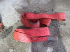 2 X LARGE 6" WIDTH LIFTING SLINGS/STRAPS. THIS LOT IS SOLD UNDER THE AUCTIONEERS MARGIN SCHEME,