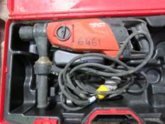 HILTI DD150U DIAMOND DRILL IN A CASE, 110VOLT POWERED. THIS LOT IS SOLD UNDER THE AUCTIONEERS MAR
