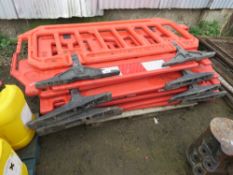 9 X CHAPTER 8 PLASTIC BARRIERS. THIS LOT IS SOLD UNDER THE AUCTIONEERS MARGIN SCHEME, THEREFORE N