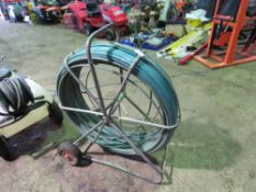 EXTRA LARGE CABLE RODDING REEL. THIS LOT IS SOLD UNDER THE AUCTIONEERS MARGIN SCHEME, THEREFORE N