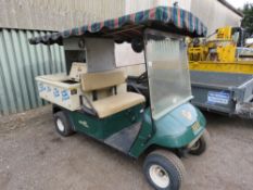 EZGO PETROL ENGINED GOLF BUGGY / CATERING TRUCK. DIRECT FROM FISHING LAKES WHO NO LONGER PROVIDE CAT