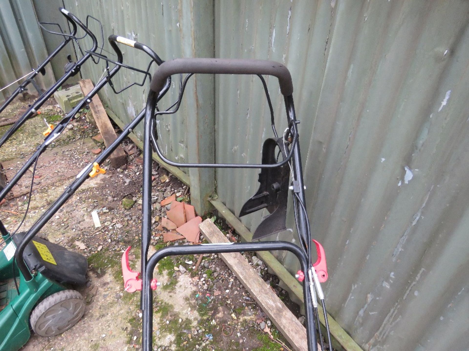 QUALCAST PETROL ENGINED LAWNMOWER. NO COLLECTOR. THIS LOT IS SOLD UNDER THE AUCTIONEERS MARGIN S - Image 3 of 3