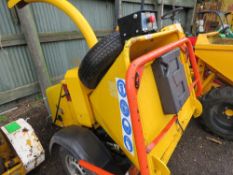 ENTEC CH25PH PETROL ENGINED TOWED CHIPPER UNIT, YEAR 1998. WITH KEYS, SPARE BLADES AND INSTRUCTION B