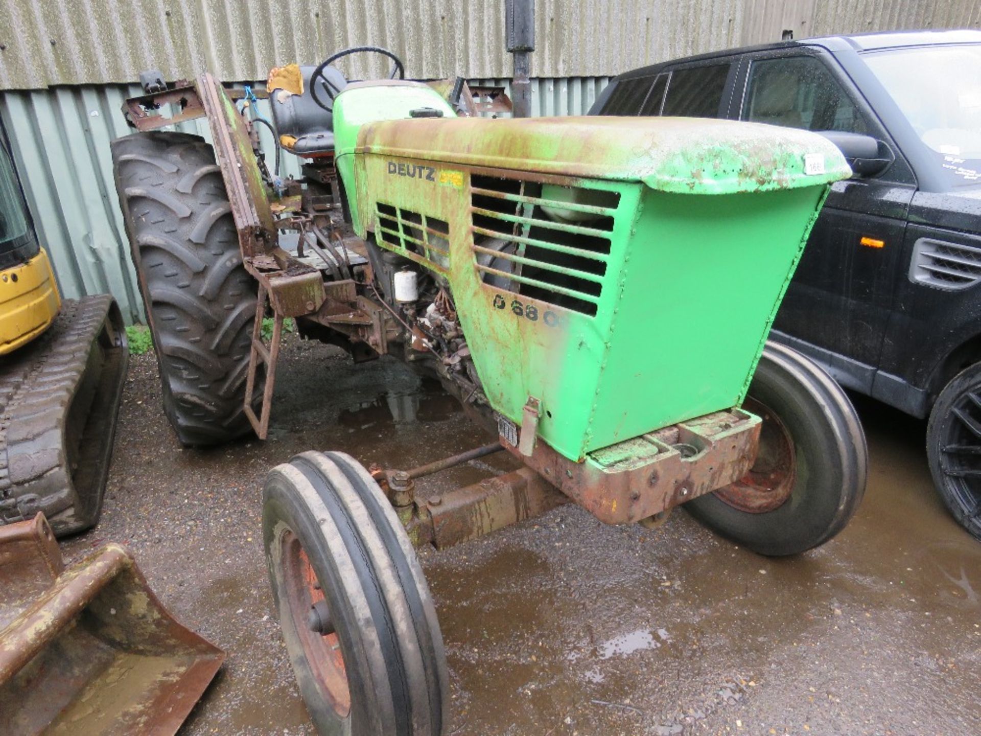 DEUTZ D6806 2WD AGRICULTURAL TRACTOR. WHEN TESTEDW AS SEEN TO DRIVE, STEER AND BRAKE, PTO TURNED AND