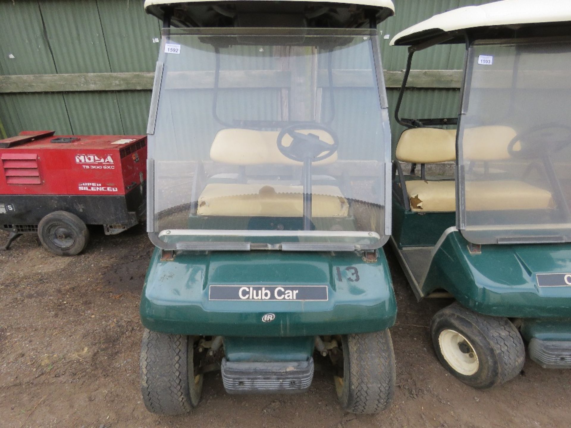CLUBCAR PETROL ENGINED GOLF CART. BEEN STORED FOR SOME TIME, UNTESTED. - Image 3 of 9