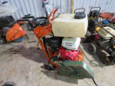 CLIPPER C99 PETROL ENGINED FLOOR SAW WITH WATER TANK PLUS A BLADE THIS LOT IS SOLD UNDER THE AUC