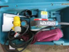 MAKITA 110VOLT POWERED PLANER IN A CASE.