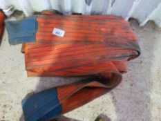 2 X EXTRA LARGE 12" WIDTH LIFTING SLINGS. THIS LOT IS SOLD UNDER THE AUCTIONEERS MARGIN SCHEME, T