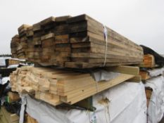 PACK OF 70NO UNTREATED TIMBER BOARDS: 140MM X 30MM @1.83M LENGTH APPROX.