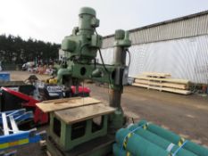 KITCHEN AND WADE RADIAL ARM DRILL, WORKING WHEN RECENTLY REMOVED FROM WORKSHOP. (EEIGHT 3-3.5TONNES