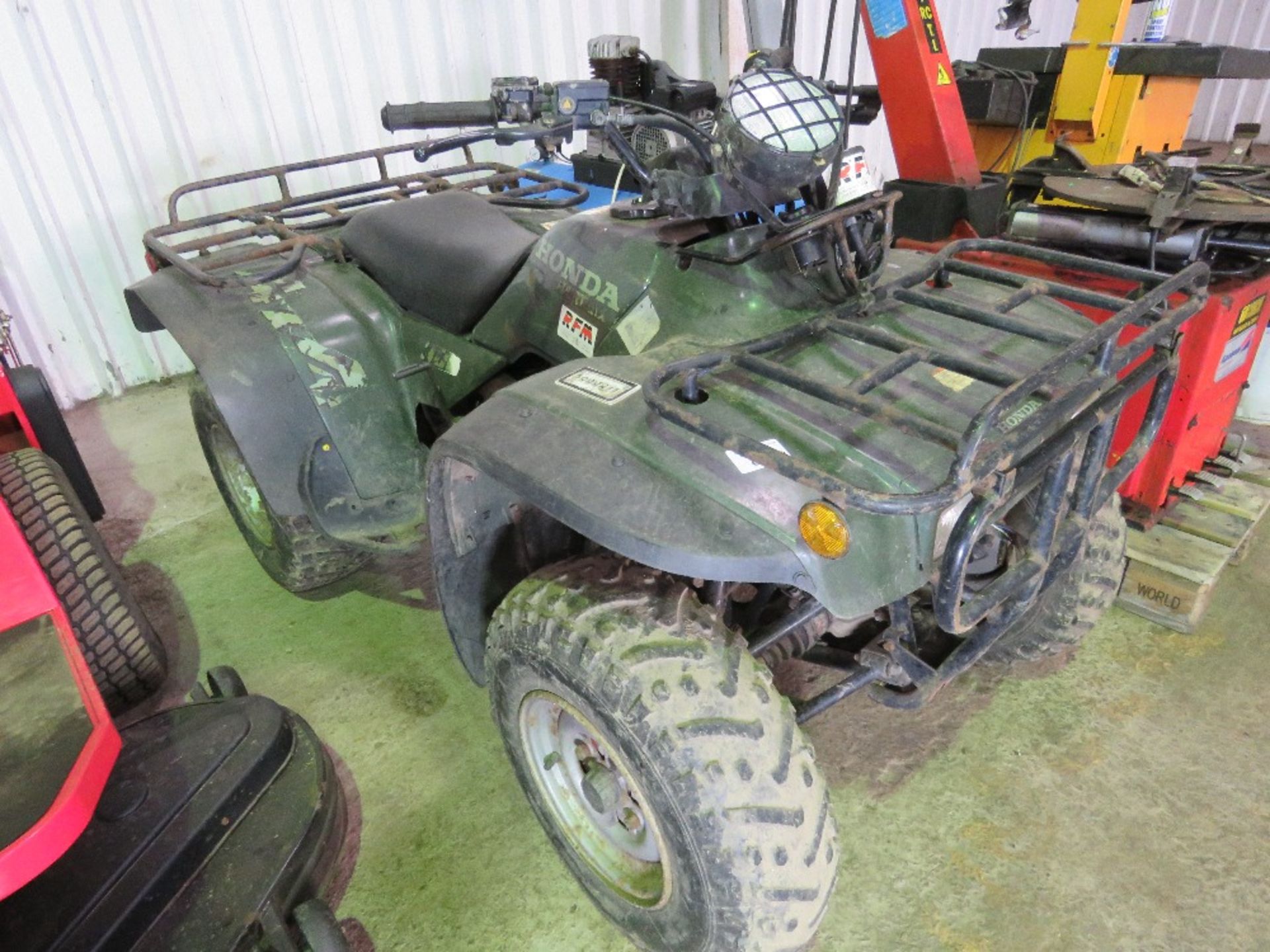 HONDA FOURTRAX 300 PETROL QUAD BIKE, 4WD. WHEN TESTED WAS SEEN TO TURN OVER BUT NOT STARTING...PRES
