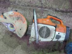 STIHL TS400 PETROL SAW, INCOMPLETE.