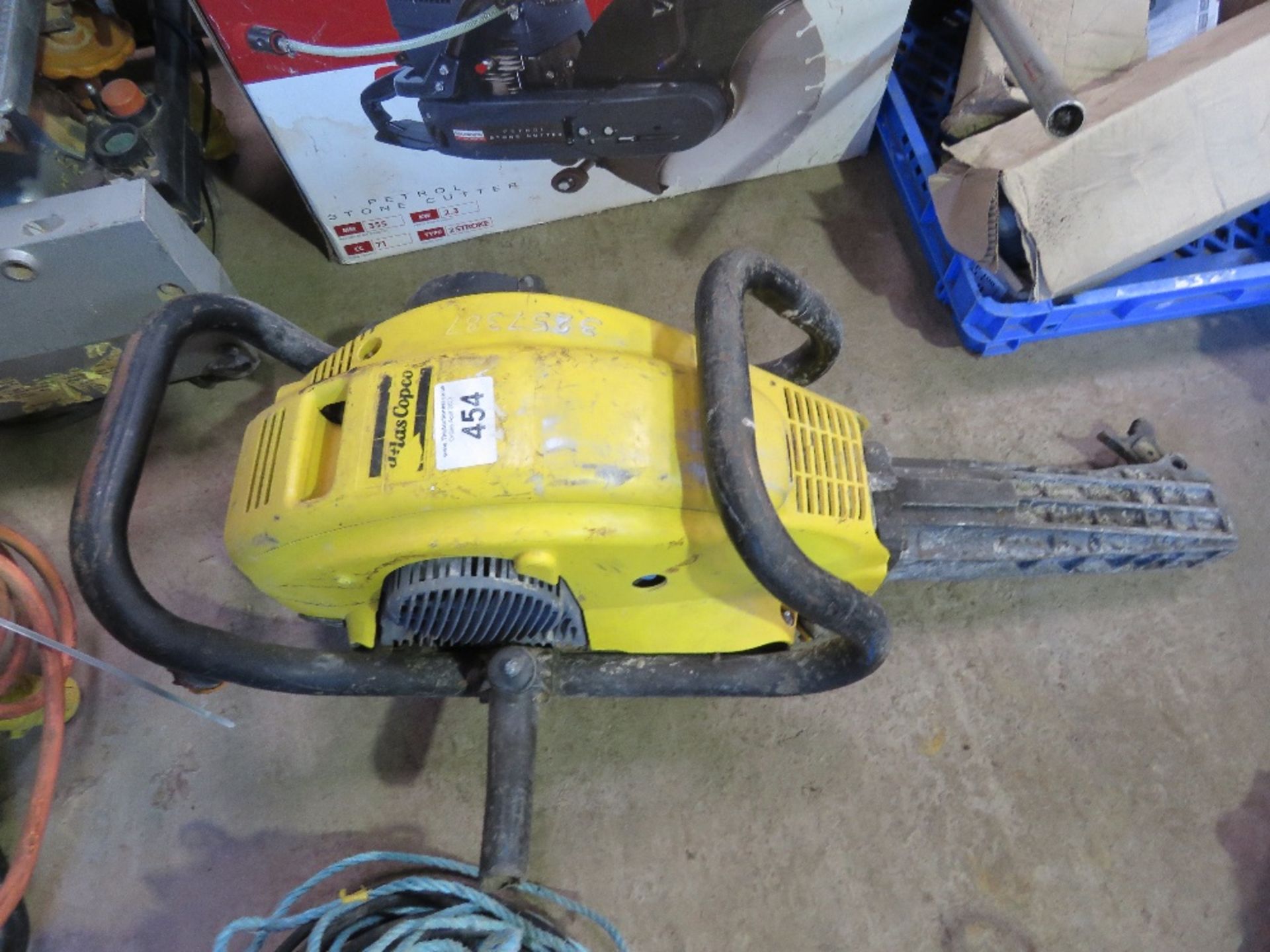 ATLAS COPCO COBRA PETROL ENGINED UPRIGHT BREAKER.