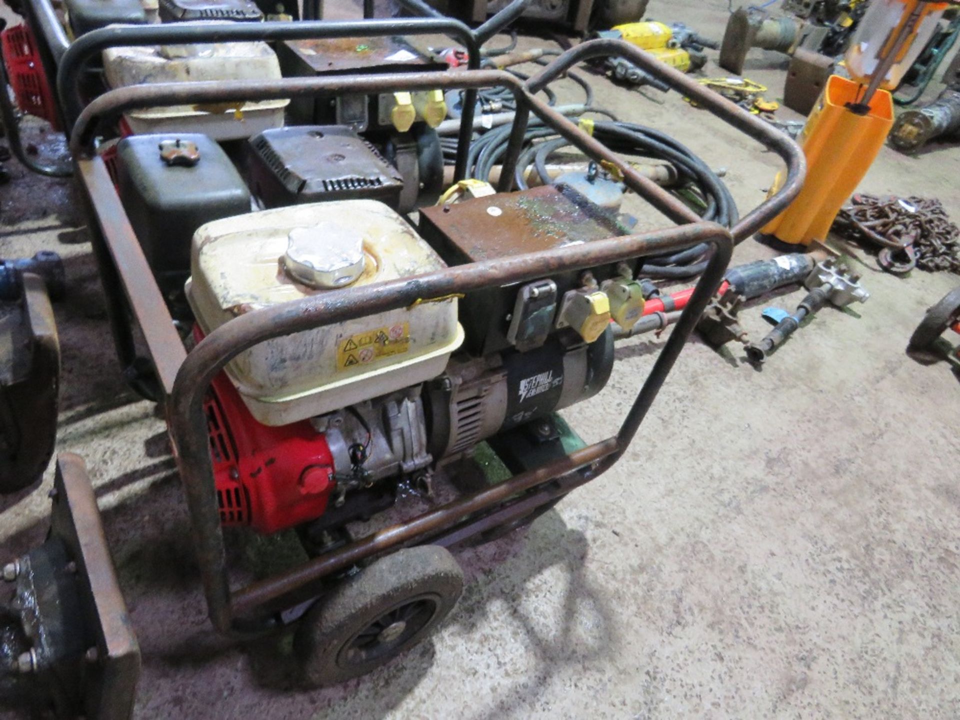 STEPHILL PETROL ENGINED GENERATOR. THIS LOT IS SOLD UNDER THE AUCTIONEERS MARGIN SCHEME, THEREFO - Image 2 of 6