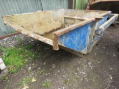 LANGTONS 1000LITRE 1730KG RATED CRANE MOUNTED CONCRETE BOAT SKIP, CURRENTLY IN TEST.