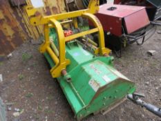 CABE HEAVY DUTY REVERSIBLE TRACTOR MOUNTED PTO DRIVEN FLAIL MOWER MODEL TEN R SUPER, YEAR 2010 BUIL