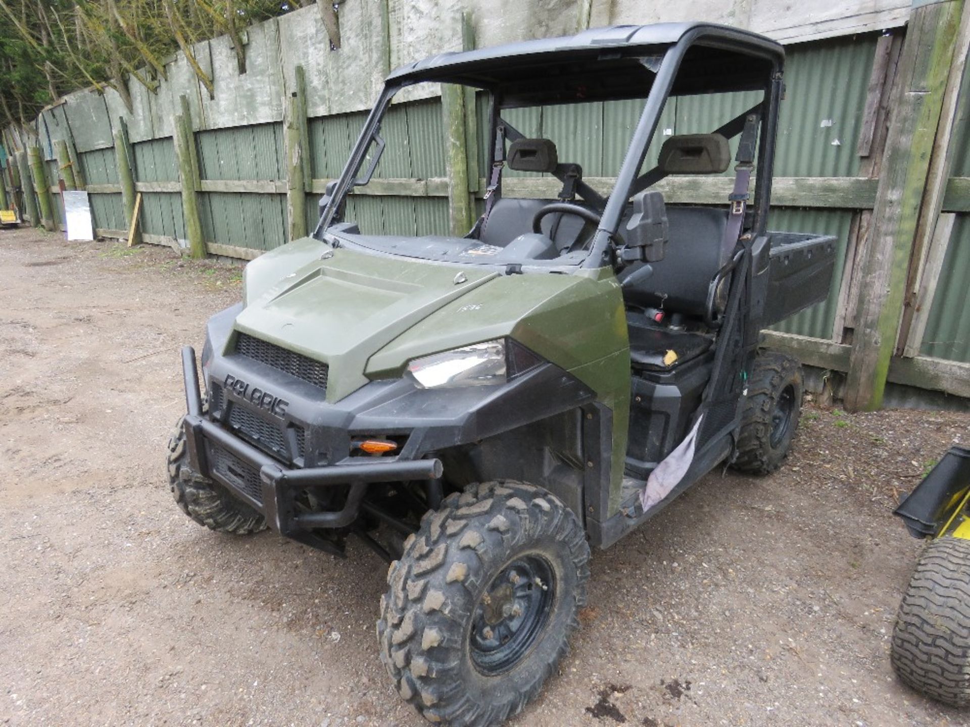 POLARIS RANGER DIESEL RTV REG:EU65 CLO. WHEN TESTED WAS SEEN TO DRIVE, STEER AND BRAKE......REQUIRES