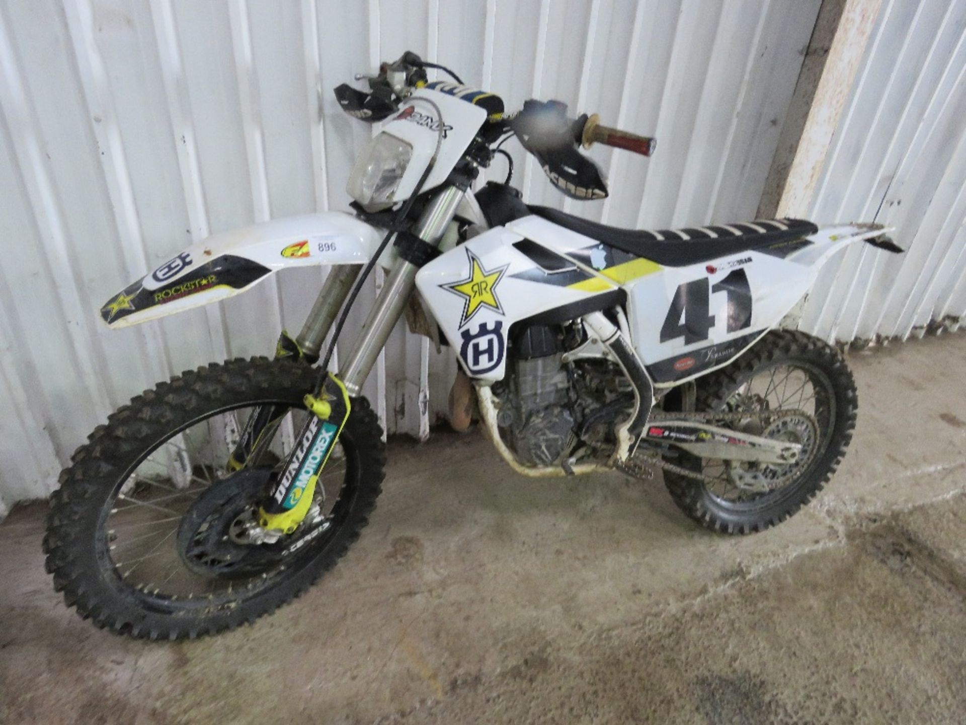 HUSQVARNA 450CC TRIALS BIKE, REG:LK18 EXO WITH V5 (FIRST ROAD REGISTERED 2021). WHEN TESTED WAS SEE