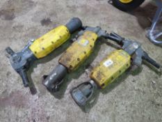 3 X NEWER TYPE ATLAS COPCO AIR BREAKERS. THIS LOT IS SOLD UNDER THE AUCTIONEERS MARGIN SCHEME, TH
