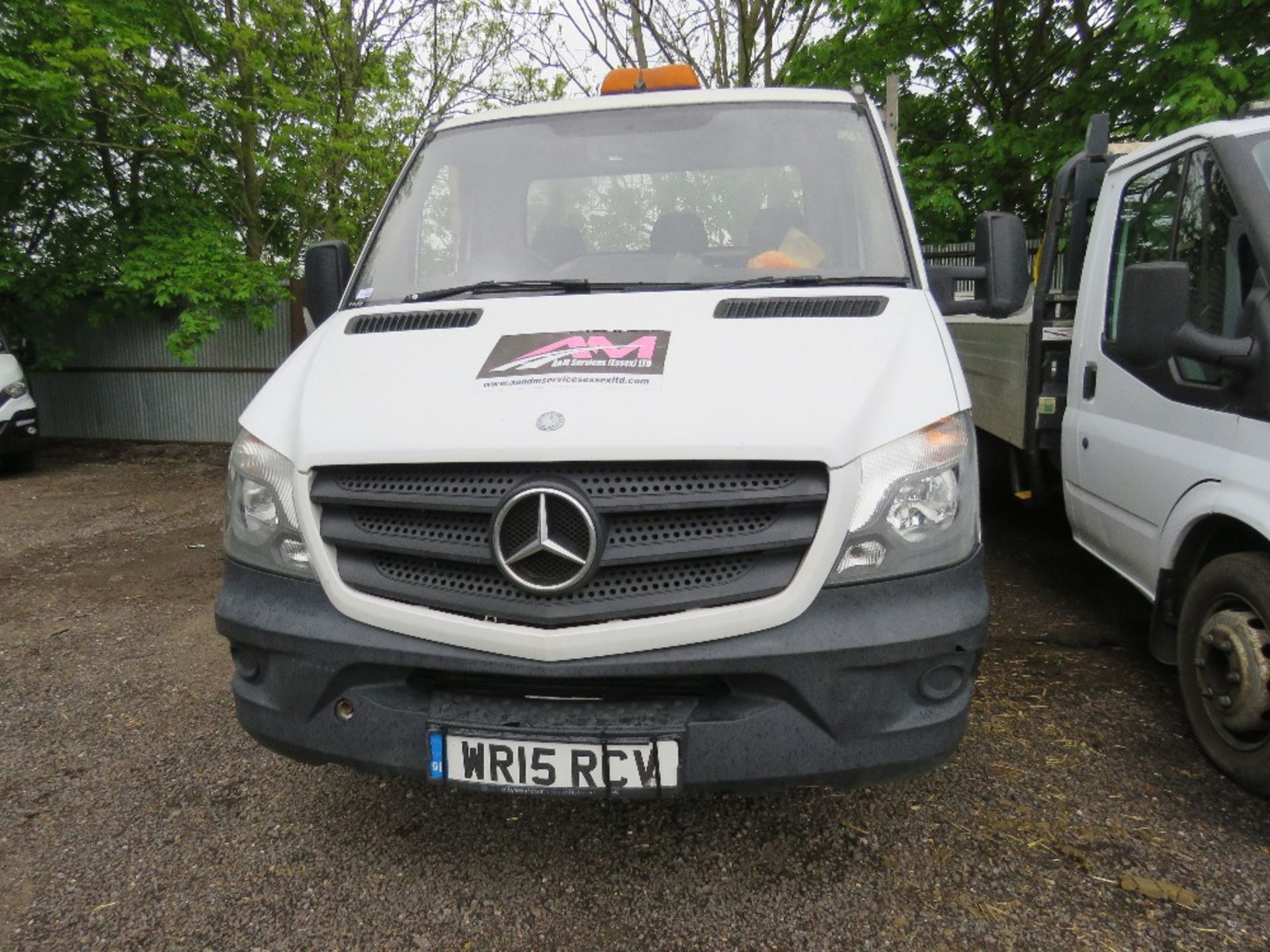 MERCEDES SPRINTER DROP SIDE TRUCK REG:WR15 RCV WITH V5. 13FT LENGTH BODY APPROX. 209,518 REC MILES, - Image 2 of 9